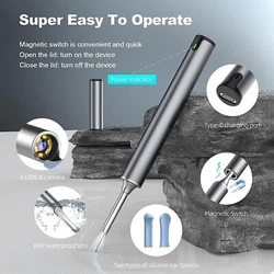 Otoscope with high quality 1296P(3.0MP lens) full HD resolution can provide superior clear image. 【Great...