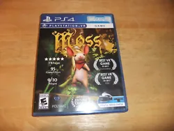 THIS IS FOR A HARD TO FIND HARD COPY OF A 2018 RELEASE OF MOSS A PS4 VR VIDEO GAME. PERSONALLY TESTED AND PLAYED AND...