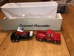 Eastwood Automobilia 1956 Ford F100 N Sprint Car on Trailer 1/43 Never Opened till these pics nos new old store stock