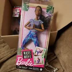 New Barbie Doll Made To Move African American 22 Flexible Joints Yoga.  Free Shipping.  Please note that all items are...