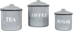 This set of three containers of varying sizes, will look oh-so-pretty sitting atop your countertop or in your very own...