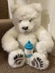 FURREAL Friends LUV Cub Polar Bear Interactive 2004 Tiger Electronics Hasbro.