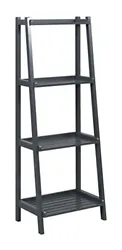 4-Tier Ladder Leaning Shelf Bookcase. The 4-Tier ladder shelf beckons you gather your treasures and create a truly...