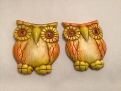 Each is approx 4”tall X 3.5”wideEach eye needs a dab of glue to keep in place. I don’t apply. I leave that up to...