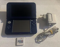 Console New Nintendo 3DS XL - Metallic Blue / Bleu + Chargeur + Jeu Mario Kart. Console tester et nettoyer Fonctionne...