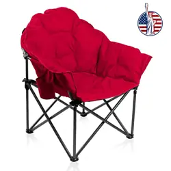 1 x Folding Moon Chair. 🎉【Easy to Carry 】Weights 15.8 LBS. with Durable Oxford Fabric, Well-padded Seat, Back,...