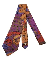 Vintage Key West Ties Fashions Abstract Paint.  Pre- owned tie