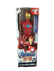 Marvel Avengers Titan Hero Series Collectible 12-Inch Iron Man Action Figure.