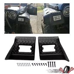 Jeep Wrangler TJ 1997-2006 and 2003-2006 Unlimited. 1 PairFender Protector. (the USA only, Does NOT include...