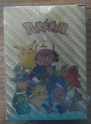 POKEMON GOLD CARD COLLECTION box set of 110 cards  factory sealed