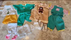 CABBAGE PATCH KIDS DOLL CLOTHES LOT OF 12 Pieces. Gently used. Good clean condition.