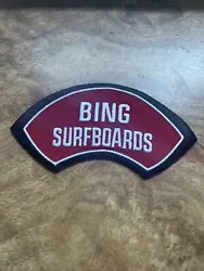 Bing Surfboard LOGO Sew ON PATCH RARE Trucker Hat Encinitas CA Longboard 4”Nice looking patch great to add to your...