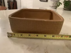 ceramic succulent flower pot planter footed. Condition is 