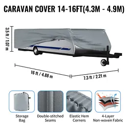 Why Choose VEVOR?. Made of 4-layer non-woven fabric, our pop up camper cover is durable enough, ensuring extended...