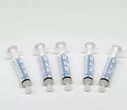 Being latex-free, these syringes are suitable for individuals with latex allergies. The cap securely fits over the tip...