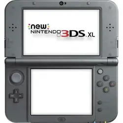 Nintendo New 3DS XL (noire) - Console de jeux-vidéo portable tactile 3D à deux écrans larges