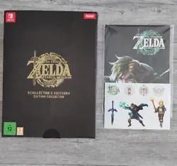 The Legend of Zelda : Tears of the Kingdom Edition Collector pour Nintendo Switch. Inclus en plus un poster et des...