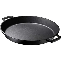 Skillets will provide a long life of cooking. You can easily lift and move the skillet frying pan more conveniently to...