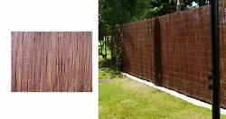 Willow mat 300x150 tapis dintimité jardin tapis dintimité saule clôture braun.