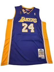 Mitchell & Ness Hardwood Classics Replica 🔥 Kobe Bryant 🔥 Los Angeles Lakers 2008-09 NBA FINALS Jersey...