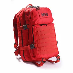 Made of rugged tactical material. Modular MOLLE compatible. Butterfly opening for easy access. Elite First Aid. Empty...