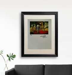 Salvador Dalí Original Print. ARTIST: Salvador Dalí. Salvador Dalí Original Print Hand-Signed. Appraisal Certificate...