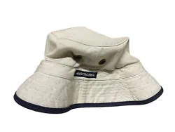 Abercrombie & Fitch Tan Khaki Bucket Hat Cap Size Large.