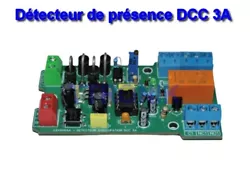 Détecteur de présence DCC 3A. Le courant de traction max est de 3A. Le module est compatible Analogique / DC. Il...