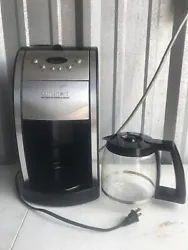 Cuisinart Automatic Grind & Brew DGB-550 12-Cup Programmable Coffeemaker Working. Condition is Used. Shipped with USPS...