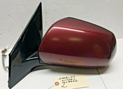                       2003 2007 NISSAN MURANO DOOR LEFT PASSENGER MIRROR COLOR BERGANDY OEMUSED IN GREAT...