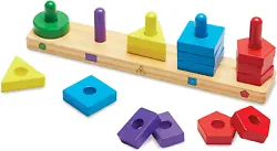 Makes a great gift for toddlers and preschoolers, ages 2 and up, for hands-on, screen-free play. Use these colorful...