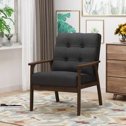 Our armchair combines understated, natural materials and refined upholstery to create a piece that is worthy of any...