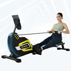 [Best Exercise Feeling] This rowing machine is equipped with a comfortable ergonomic cushion and handle, which greatly...