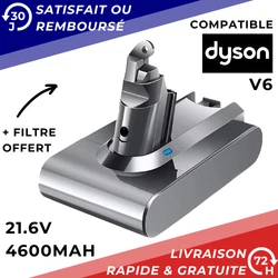 Compatible avec de nombreux modèles daspirateur Dyson, dont V6, DC58, DC59, DC61, DC72, DC71, DC74, DC62 Animal, SV03...