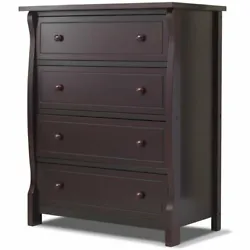 Its four spacious drawers provide plenty of room for socks, sweaters, booties, blankets and other baby accessories....