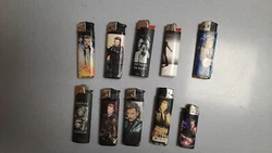 10 briquets johnny hallyday.livraison gratuite