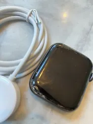 Apple Watch Series 4 44mm space gray. Cracked screen.
