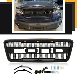 Parts for F150. Style:Raptor Style. Front Raptor Style Grille. For 2004 2005 2006 2007 2008 Ford F-150 F150. Parts for...