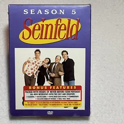 Get ready for some laughs with Seinfeld: Season 5 on DVD. This 4-disc set, released in 2005, features all your favorite...