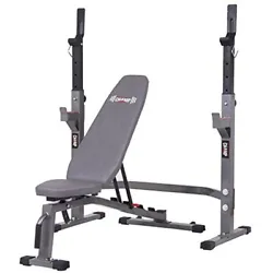 Stand-Alone Squat Rack: Features Double-Deck Safety With 2 Sets Of Integrated Catches (Upper Set: For Standing/Upright...