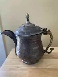 Antique Kashmiri Ewer Kettle Samovar Copper MiddleEast HandTooled.