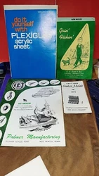 [B9] -- Lot Old 1971 Catalogs Palmer Sinkers Plexiglass Imported Clock Movements.  ---  All the catalogs in this lot...