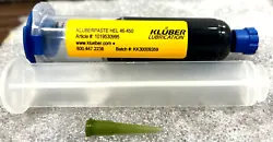 Klüberpaste HEL 46-450 is a black hot screw paste for high-alloy steels. It contains fully synthetic polyalkylene...
