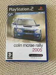 COLIN McRAE RALLY 2005 - PS2 - VF - BOITE CD LIVRET.