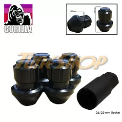 PITCH - M14 X P1.5. THIS KIT INCLUDES 4 PIECES LOCK LUG NUTS AND 1 LOCK KEY. STYLE - SOLID ONE PIECE NUTS. 60 DEGREES...