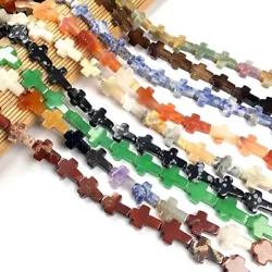 The best gems! The best beads! Material: Natural stone. Shape:Cross shape. Feature: Fashion beautiful accessories for...