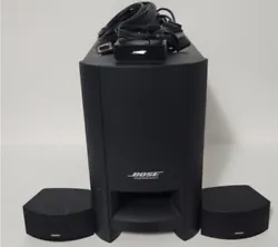 This Bose surround sound system has been Fully Tested and is in Great Working Condition. -2 GS Speakers and Speaker...