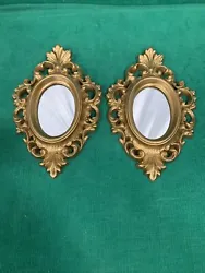 Cute pair of mirrors. No damage that I can see. Please see photos for exact condition and ask any questions. Thanks for...