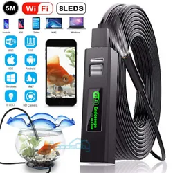 5M WIFI Endoscope. 3M WIFI Endoscope. -Wireless Endoscope:for surveying pipes, underwater viewing, car maintenance and...