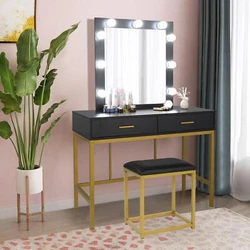 Its so powerful, buy it. Two big drawers. 1 x Dresser. Hollywood Makeup Mirror. Take down the mirror and use it as a...